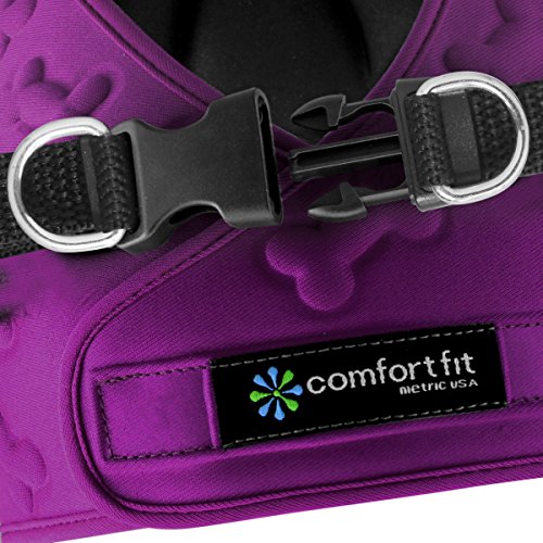 Comfort Fit Dog Harness, Purple, Small - color: Purple, size: S (Chest 12" - 15.5")
