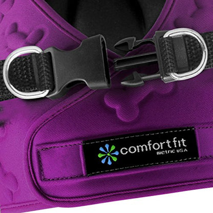 Comfort Fit Dog Harness, Purple, Small - color: Purple, size: S (Chest 12" - 15.5")
