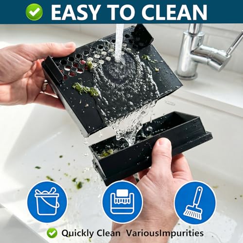 2PCS Bottom Inlet Box for Fluval Flex 9 & 15 Gallon Aquarium - Protective Filter Inlet Cover - Prevents Fish & Shrimp Suction and Debris Clogging - Fish Tank Flow Protector