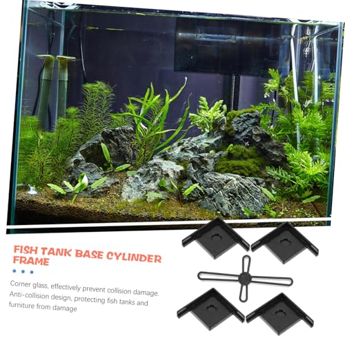 Cabilock 1set Fish Tank Corner Guards and Base Protectors of Fish Tank Accessories for Safeguarding Aquariums Elegant and Stylish Design for Home Use -collision Bumpers