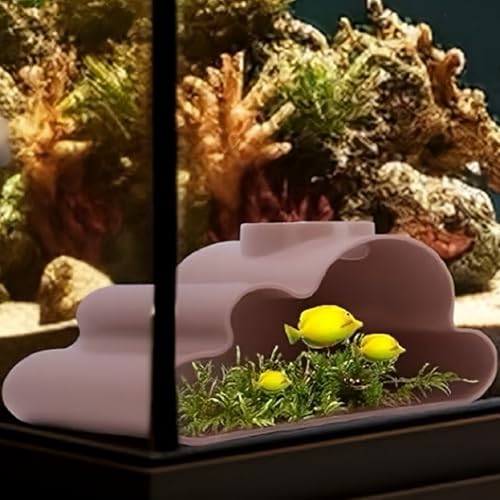 Reptile Hide Cave for Snakes & Geckos – Corner Underground Viewing Hideout with Climbing Accessories, Humid Habitat for Leopard Gecko, Corn Snake, Hognose Snake – Reptile Tank Decor Enrichment Toy - color: Curve Tunnel Cave Sand