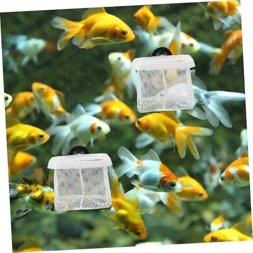 ibasenice 5pcs Fish Breeding Net for Aquarium Cups Separator Mesh for Small Fish and Safe Spawning