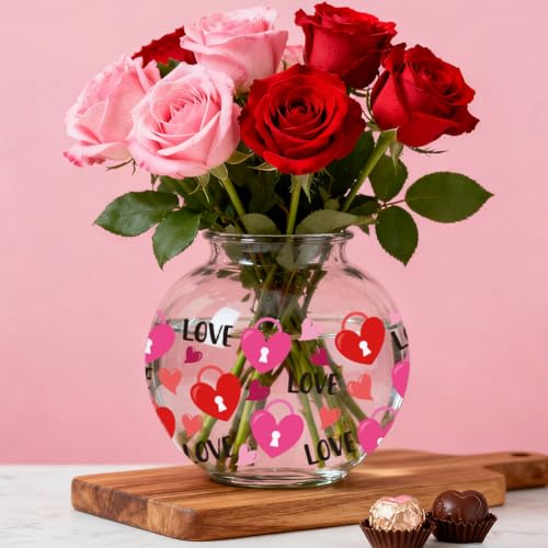 UV DTF Cup Wraps Transfer Stickers Valentine's Love Pattern, 10 Sheets Waterproof Custom Vinyl Transfer Sticker 16oz Coffee Glass Cup Tumbler Bottle Mug Decals for Men Women - style: Valentine's Love