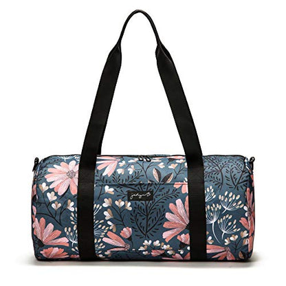 Jadyn 19” Barrel Womens Duffel/Gym/Weekender Bag (Navy Floral) - color: Navy Floral