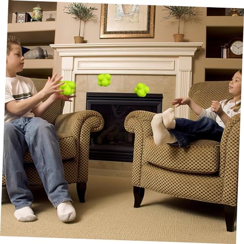 POPETPOP Hexagonal Agility Balls 6 Pcs TPR for Goalkeeper Training