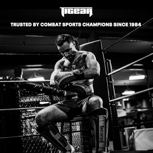 Tigear Core Shin Guards – MMA Martial Arts Shin Guards for Muay Thai & Kickboxing Sparring and Training | Premium, Lightweight | Professional Protection for Men, Women, Kids - size: Small-Medium