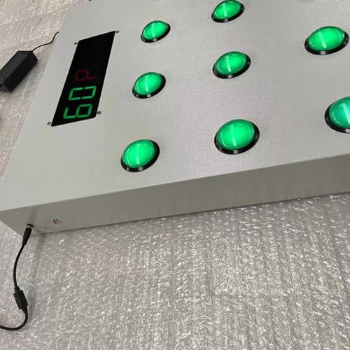 Agile Reaction Training Lamp for Desktop, Speed-Adjustable Reaction Lights with Timer & Score Counter,for Sports Training & Fun Games