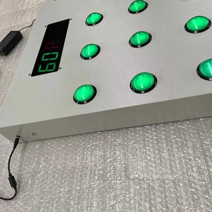 Agile Reaction Training Lamp for Desktop, Speed-Adjustable Reaction Lights with Timer & Score Counter,for Sports Training & Fun Games