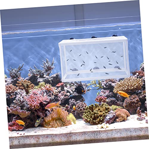 BESPORTBLE 2pcs Fish Net Fry Hatchery Incubator with Cups for Aquarium Isolation Box for Breeding Fish Increases Survival Rate