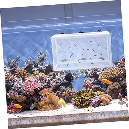 BESPORTBLE 2pcs Fish Net Fry Hatchery Incubator with Cups for Aquarium Isolation Box for Breeding Fish Increases Survival Rate