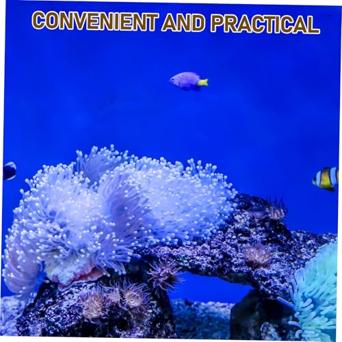 Aquarium Background Self Adhesive PVC Wallpaper Roll Underwater Scenery Fish Tank Decor Water Resistant and Durable Blue Height Enhance Your Aquarium Aesthetic - color: Blue