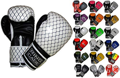 Gym Training Stand-Up Boxing Gloves - color: Cage Printed, size: Large weighs 16oz