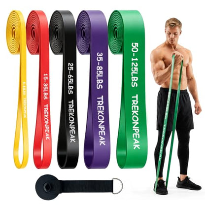 Resistance Bands for Working Out,5-Levels Pull Up Assistance Bands Set