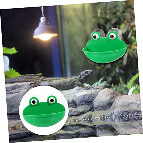 BESPORTBLE 2pcs Reptile Habitat Rest Platform Suction Cup Lightweight Gecko Feeding Stand for Frogs Toads and Lizards for Terrarium Decoration and Cozy Environment