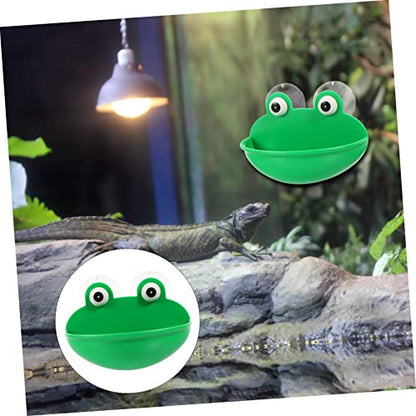 BESPORTBLE 2pcs Reptile Habitat Rest Platform Suction Cup Lightweight Gecko Feeding Stand for Frogs Toads and Lizards for Terrarium Decoration and Cozy Environment