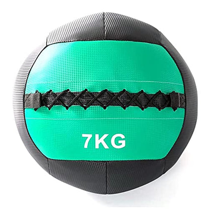 Medicine Ball Slam Ball Wall Ball，Artificial Leather Squash Soft Medicine Ball for Strength and Conditioning Exercises, Cross Training, Cardio and Core Workouts (Size : 7KG/15.4LB) - size: 7KG/15.4LB