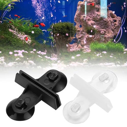 20PCS Plastic Fish Separator, Aquarium Breeding Suction Cup Glass Cover Separating Divider Support Clip Bracket