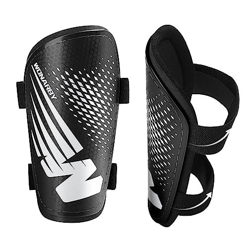 Shin Guards Soccer Kids Toddler, Shin Guard for Boys Girls 2-18 Years Old - color: Black, size: Small