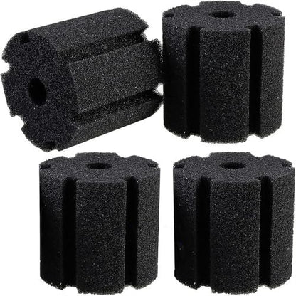 Sponge Media for Aquarium Filter 4 Pack, 380 Aquarium Replacement Foam Pads, Filter Inserts for Freshwater and Saltwater Displays Sponge Replacement