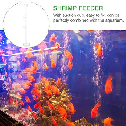 LIOOBO 1set Fish Feeder Transparent Shrimp Device for Fish Tank Multi-Functional Aquarium Supplies Box