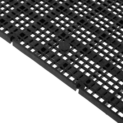 Wakauto 10pcs Aquarium Tank Divider Grid Panel with Bottom Filter Tray Plastic Mesh 30x15cm Removable Adjustable Partition for Fish Tank Separation and Breeding