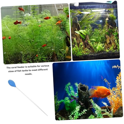 Coral Feeder and Water Changer Tool for Aquariums Lightweight and Design for Safe Coral Feeding and Waste Removal Essential Fish Tank Cleaning Accessory