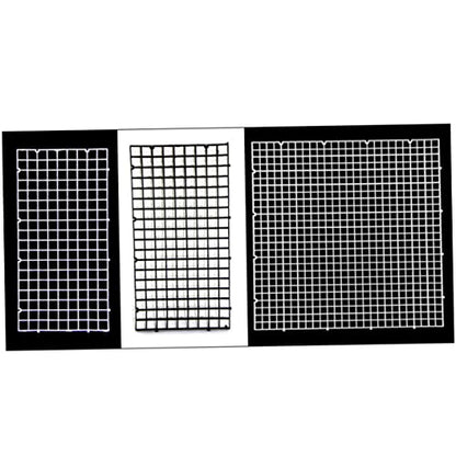 2sets Aquarium Divider Plate for Fish Tank Lattice Panel Spliced and Suction Cup Random Color