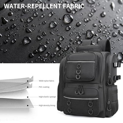Fishing Backpack, fishing bag with Rod Holders. Large tackle Backpack Strong Materials