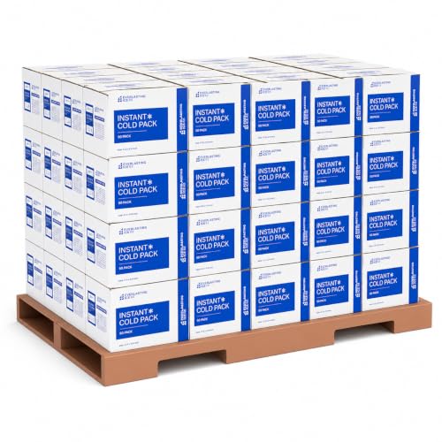 5000 Pack Instant Ice Packs for Injuries, Bulk Full Pallet Delivery - style: 5000 Pack