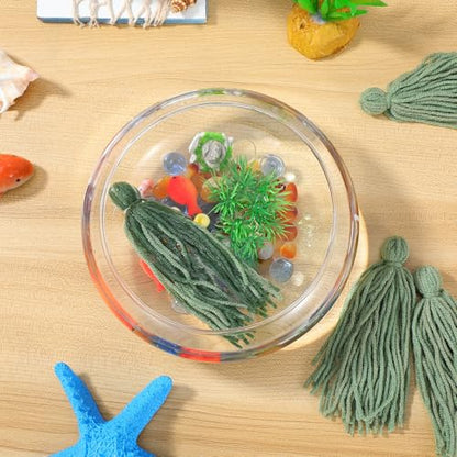 10pcs Fish Breeding Spawning Mops Aquarium Floating Fish and Shrimp Egg Laying Mop, Safe Habitat for Fry Hiding Protection