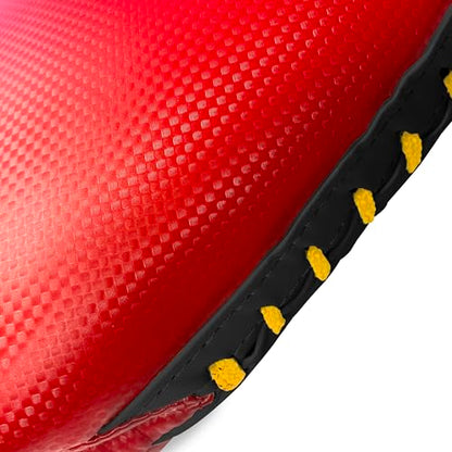 AAMA Martial Arts Taekwondo Karate Kickboxing Training Double Paddle Kicking Target - style: Red