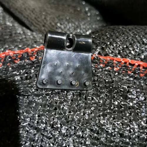 Artibetter 30pcs Reusable Mesh Buckle and Film Clip for Garden Greenhouse, Non-slip Agricultural Net Clamp Set and Square Clips for Sunshade and Bird Net Fixing
