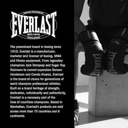 Everlast Elite 2 Boxing Gloves - color: White/Black, size: 12 oz