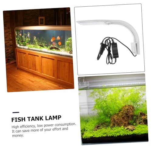 VANZACK Led Aquarium Lighting Fish Tank Lamp with Clip Plant Grow Light Durable Us Plug