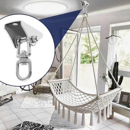 4Pc Heavy Duty Swing Hangers Kit,304 Stainless Steel,1000 LBS Load Capacity