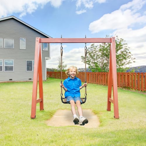 SELEWARE 2Pcs Heavy Duty Swing Hangers, 1500LB Capacity Stainless Steel Swing Set Hooks for Wood/Steel Beam, 5" x M2/5" Porch Swing Hardware for Playground Swing Hammock Chair Yoga Silk Punching Bag - color: 2 Pack Swing Hangers (5" X M2/5" Threaded Rod)