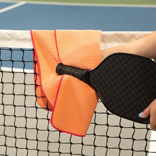 S&T INC. Microfiber Gym Towels, 3 Pack, 16" x 27", Honeycomb Pastels | Absorbent and Lightweight, Quick-Dry, Compact for Gym Bag, Yoga and Travel, Machine Washable - color: Honeycomb Pastels