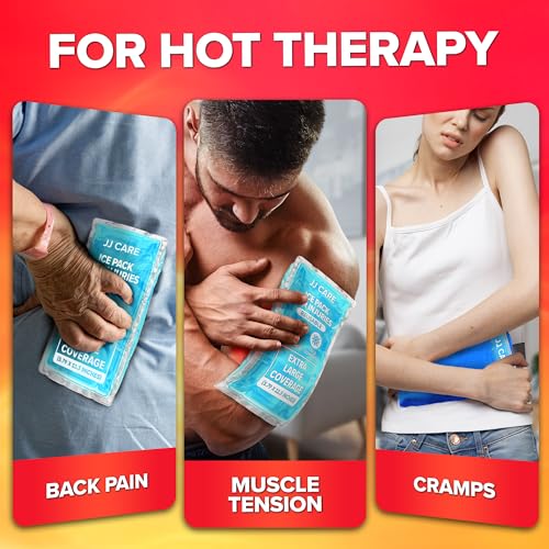 Ice Packs for Injuries Reusable (Pack of 2, XL) - Gel Ice Packs Reusable - Soft Ice Pack for Injuries with Wrap - Flexible Therapy, for Knee, Back, Neck, Wrist, & Ankle