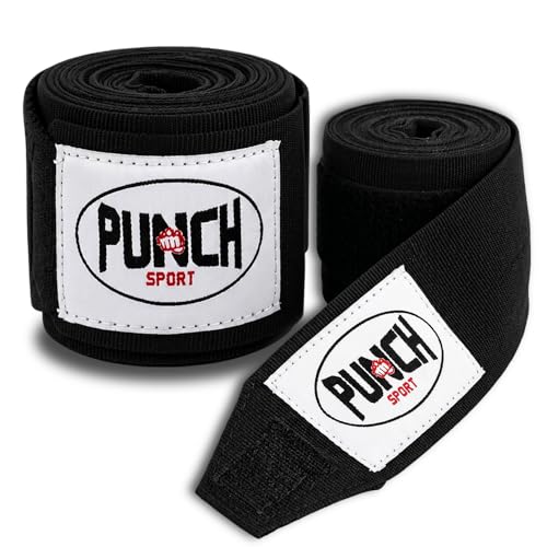 Mexican Hand Wrap Elastic Cotton Blend Boxing Wrap with Hook & Loop Closure for MMA, Muay Thai, Kickboxing & Training - color: Red, size: 10 Pairs