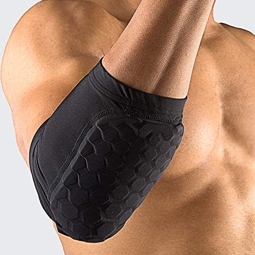McDavid Moisture Wicking HEX Technology Knee Sleeves for Women/Men, Elbows & Shins Protection, Hex Pads - color: White, size: X-Large