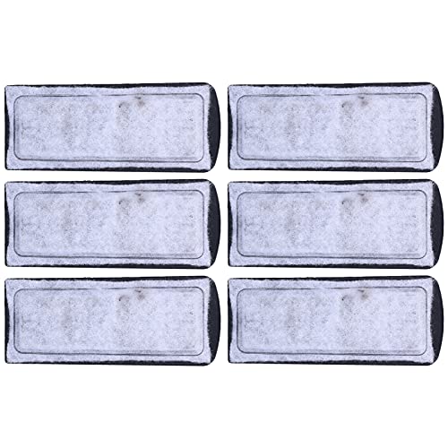 Aquarium Filter Cartridges 6 Pack, Replacement Filter Media for Fish, Compatible with, Power Filters, Activated Carbon Filter Pad for Water