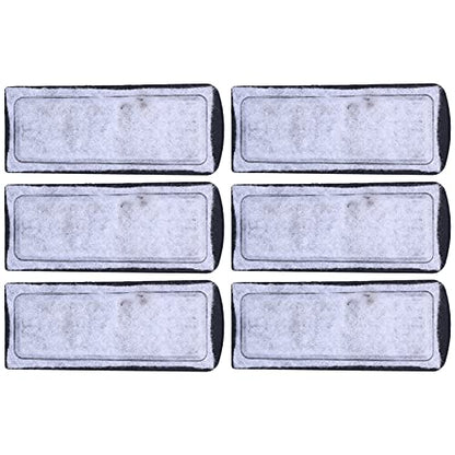 Aquarium Filter Cartridges 6 Pack, Replacement Filter Media for Fish, Compatible with, Power Filters, Activated Carbon Filter Pad for Water