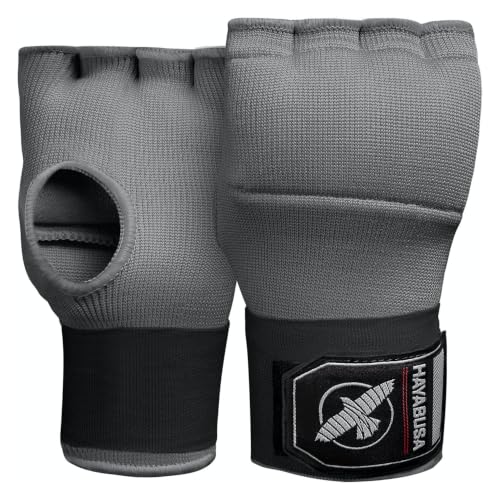 Hayabusa Quick Gel Hand Wrap Boxing Gloves - color: Grey, size: Medium