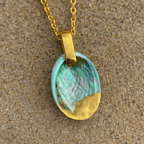 Small Farmed Abalone Paua Shells- Blue (Medium)