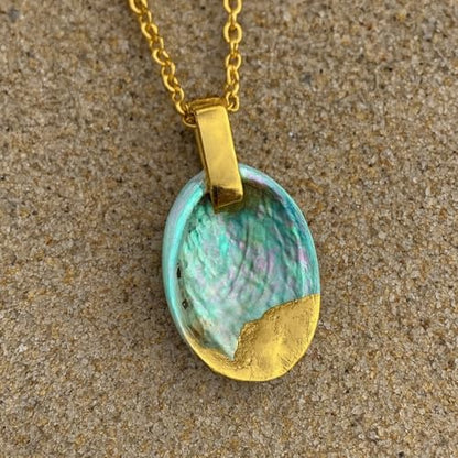 Small Farmed Abalone Paua Shells- Blue (Medium)