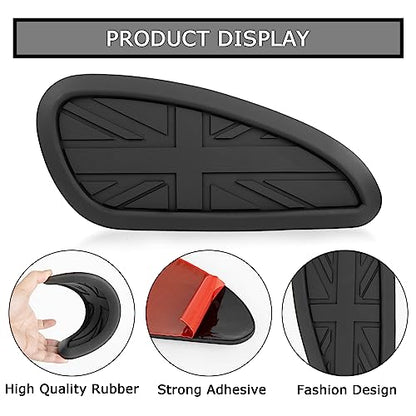 Fuel Tank Protector for Bonneville T100 T120 - PSLER Gas Tank Sticker Knee Pads for Scrambler Speed Twin Thruxton Bonneville T100 T120 Bobber, Black (Left & Right)