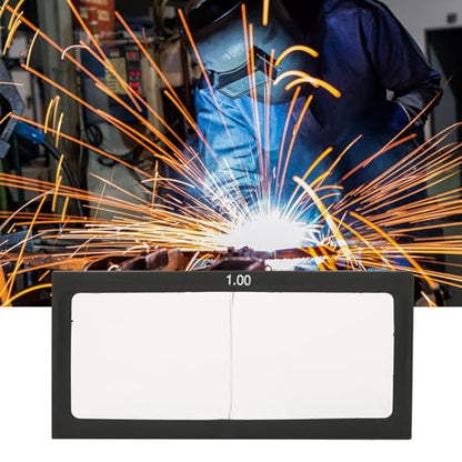 Welding Glass Magnifier Lens for Electric Arc Prevention, 2.5 Diopter Lens for Welder Accessories, Replacement for Old Lens (1.0)
