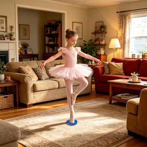 Dancing Turn Board Portable Improves Balance Equipment - color: Blue