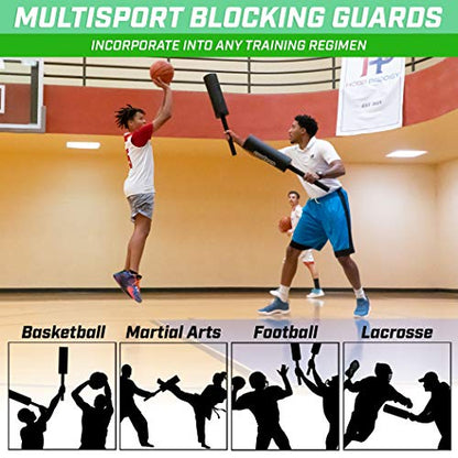 GoSports Padded Blocking Guards - 2 Pack, Great Defender Simulation for Martial Arts & Sports Training - style: Blocking Sticks