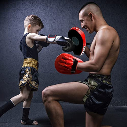 3-in-1 Boxing Training Set, Punching Mitts, Kick Pad and Target Paddle - style: Punching Mitts